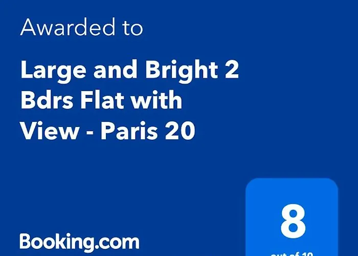 Apartment Large And Bright 2 Bdrs Flat With View - 20 Paris